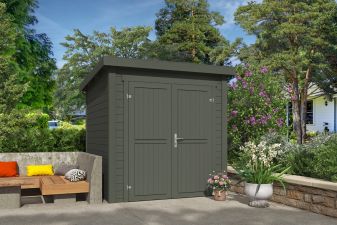 Tuinhuis Sara 200x200 cm - Green Grey gecoat - main