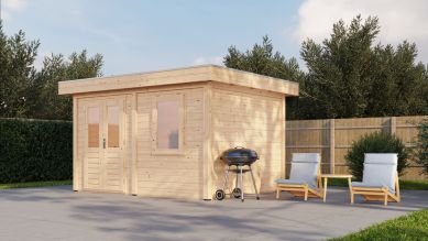 Lugarde Select Modern tuinhuis Bodegraven 388x300cm - Onbehandeld