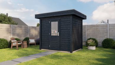 Lugarde Select Modern tuinhuis Aalsmeer 250x200cm - Zwarte olie