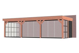 Aanbouwveranda Ancona 900x390 cm - plat dak