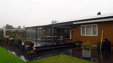 Aluminium Veranda Profiline 500x250 cm antraciet structuur - Ede