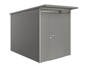 Avantgarde a3 metalen berging met enkele deur kwartsgrijs