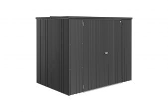 Biohort metalen tuinkast 230 LARGE donkergrijs 228x155x184 cm
