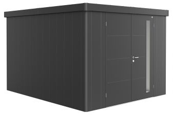 metalen berging - Neo 4c - dubbele deur - donkergrijs