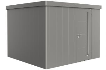metalen berging neo - 3c - kwartsgrijs - enkele deur