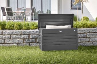 kussenbox 100 donkergrijs metallic