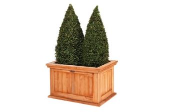 Bloembak teak Flores groot 82x58x47 cm