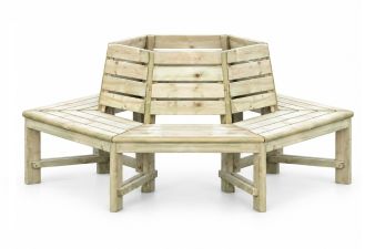 Boombank met rugleuning