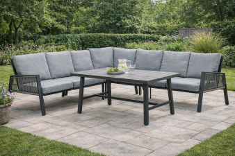 Loungeset Garden Impressions Andrea 4-delig grijs - Showmodel Numansdorp & Wommelgem