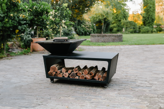 Barbecue Compania - incl. hoes en houtopslag - Ø 60 cm 