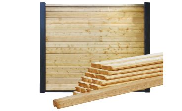 Betowood Horizontaal Tuinscherm Douglas H185xB224 cm