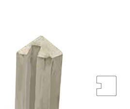 Betowood Beton Eindpaal Grijs 11.5x11.5x278 cm