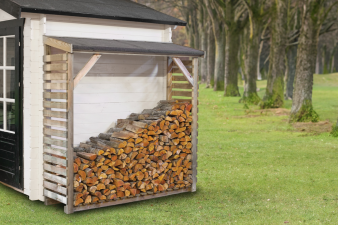 Openhaardhout berging – 180x171x60 cm - SALE25084