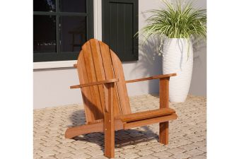Hardhouten relax stoel