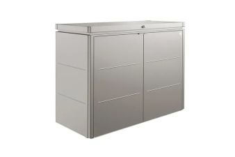 Metalen opbergkast HighBoard 160 kwartsgrijs