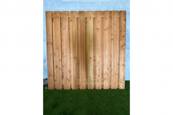 Beschikbaar als 1 koop: 2x Tuinscherm Casablanca 180x180 cm - 1 zijde vergrijsd - SALE01788