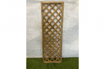 Trellis recht met kader diagonaal 180x60 cm - Beschadigd - SALE01892