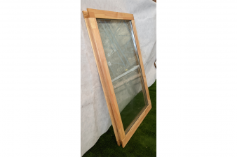 Vast raam 108 cm x 158 cm x 45 mm dubbel glas - verkleurd - SALE01988