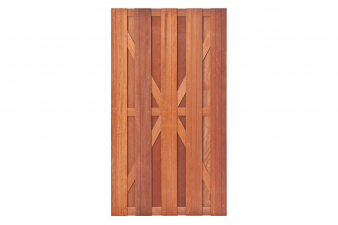 Tuindeur Kampen hardhout H180xB100 cm