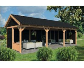 Overkapping Hamar type 6 zwart