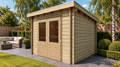 Classicline Blokhut Drenthe 250x300 cm vuren blank