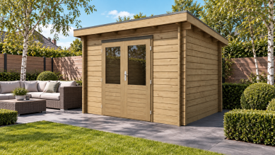 Classicline Blokhut Gelderland 300x250 cm vuren blank