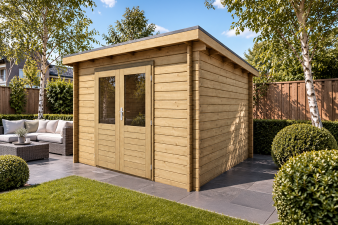 Classicline Blokhut Overijssel 300x300 cm vuren blank