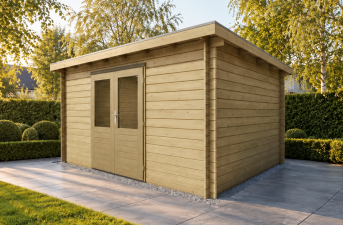 Classicline Blokhut Friesland 400x300 cm vuren blank