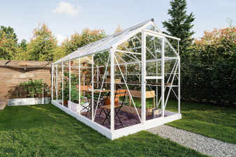 Tuinkas Mary IV - 212x430 cm - Wit