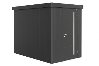 Metalen berging Neo - Enkele deur - Donkergrijs - 3A (180x292 cm)