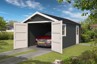 Garage Dillon 300x540 cm - Carbon Grey-Wit gecoat main