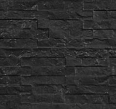 Betonnen onderplaat 2-zijdig leisteenmotief antraciet 4.8x26x184cm