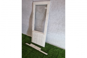 Enkele houten deur wit 78 x 192,5 cm (bxh) - SALE25054