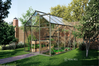 tuinkas kate II - groengrijs