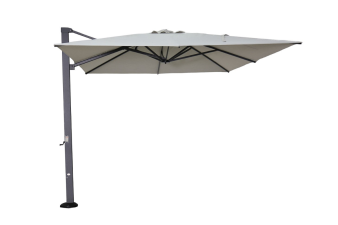 Garden Impressions Hawaii Emperor zweefparasol - 300x400 cm zwart / royal sand