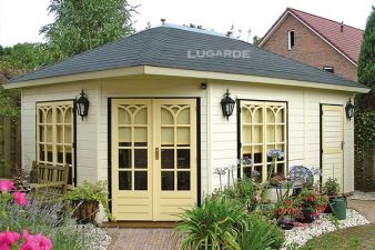 Lugarde Tuinhuis P5D5 540x360 cm - 44 mm - main