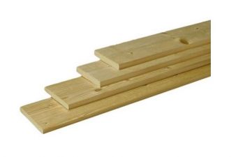 Plank geïmpregneerd grenen 1,5x14x300 cm