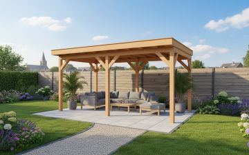 Buitenverblijf Grandiose Plat dak - 500 x 270 cm