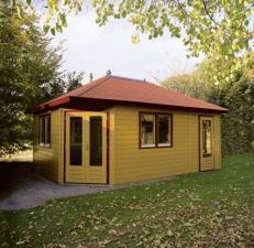 Lugarde Tuinhuis PFA12 600x420 cm - 44 mm - main