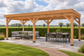 YARD Outdoor GRANDIOSE overkapping 600x270 cm Douglas blank