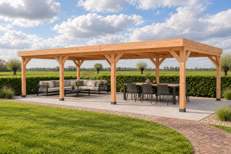 Buitenverblijf Sublime Plat dak - 1000 x 400 cm