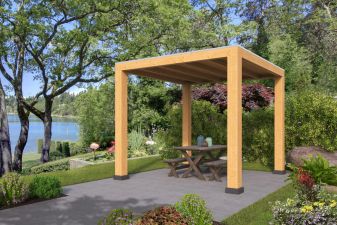 Red Class Wood overkapping Renesse 300x313 cm basis incl. schroefpakket - Bouwpakket