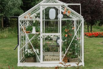 Tuinkas Mary IV - 212x430 cm - Wit