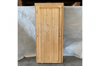 Vuren deur 90,5x196 cm incl. hang- en sluitwerk - SALE01342