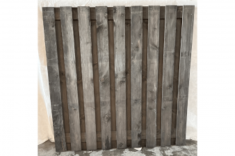 Tuinscherm Koblenz 180x180 cm - zwart gespoten - 3 stuks in 1 koop - SALE01367