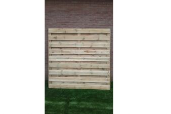 Betowoord plankenscherm grenen
