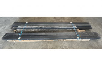 Vlonderpakket antraciet - 17 planken 14,5x420 cm, 10 onderregels 5x4 cm - SALE01702