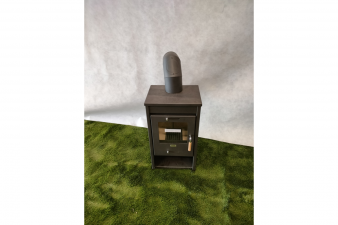 1 stuk beschikbaar: Cosistove mid zwart 45x40x85 cm - SALE01935