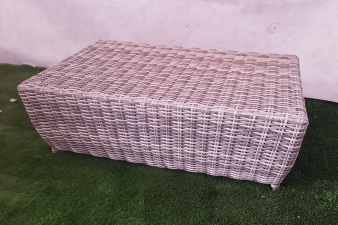 SenS-Line Caron wicker tafel incl. glasplaat - SALE01996