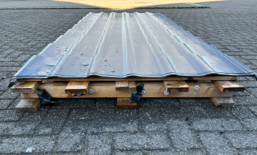 4x Dakpanprofielplaten antraciet (19,96m2) - Excl. Nokvorsten en bevestigingsmateriaal - SALE25009